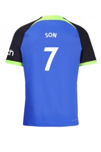 Tottenham Hotspur Son Heung-min #7 Voetbaltruitje Uit tenue 2022-23 Korte Mouw